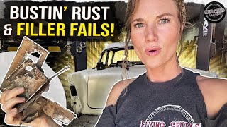 57 Chevy rust repair amp bondo fail [upl. by Ellie]