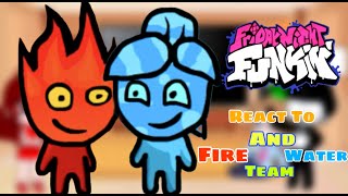 FNF Elements  Fnf React To Fireboy amp Watergirl  in The Forest Temple Obsidian [upl. by Akimaj495]