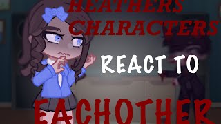 heathers react to eachother   adorablelog  WIP  enjoy [upl. by Kaiulani]