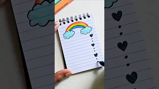 ✨Simple border for notebook shorts drawing frontpagedecoration [upl. by Austen888]