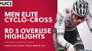 Round 5  Men Elite Highlights  202021 UCI Cyclocross World Cup  Overijse [upl. by Lidstone]