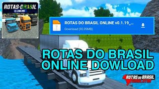 ðŸ”µBAIXAR ROTAS DO BRASIL ONLINE COM DINHEIRO INFINITO ATUALIZADO 2022 0119 [upl. by Eta]