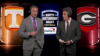 Tennessee vs Georgia Reaction Kirby Smart Carson Beck amp Kirk Herbstreit speak  ESPN CFB [upl. by Hsirahc463]