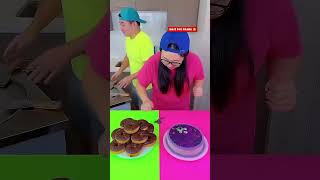 Donuts 🍩 vs spicy 🥵 sauce cake icecream 🍨funny viralvideo shorts [upl. by Menon929]