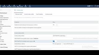email setup Dolibarr ERP [upl. by Yragerg847]