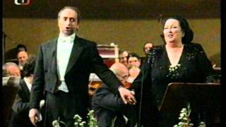 Caballé and Carreras in Prague  Die lustige Witwe Lippen schweigen [upl. by Symer]