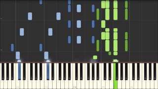 Maple Leaf Rag  Scott Joplin Piano Tutorial Synthesia [upl. by Hubing]