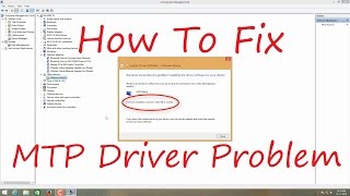 How To Fix MTP Driver Problem [upl. by Daile]