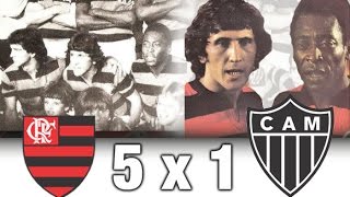 Flamengo 5 x 1 Atlético MG  Amistoso 1979  Pelé e Zico Juntos [upl. by Anihpesoj]