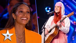 Honey Scott WOWS the Judges with original song  Auditions  BGT 2022 [upl. by Llacam]