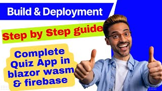 quiz app in blazor wasm using firebase db amp auth  Build  Host [upl. by Beckman238]