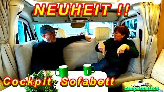 WELTNEUHEIT das 1 SOFABETT im Fahrerhaus🔥für Dein Kastenwagen Wohnmobil🔥Fiat Ducato Sprinter Ford [upl. by Lainey]