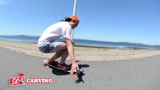 Longboarding 101  How to Push and Carve on a Longboard [upl. by Bibby]