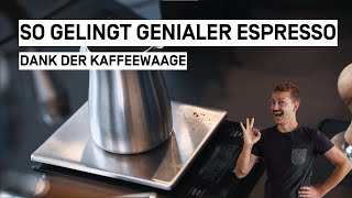 Wozu eine Espresso Waage  Die Vorteile einer Kaffee Waage mit Timer einfach Erklärt  Tutorial [upl. by Ainivad]