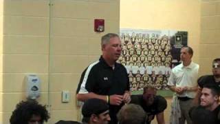 Ottawa University Football Locker Room Pep Talk [upl. by Akemak]