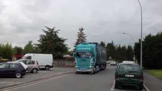 Scania R500 V8 Sound Guyamier  Echappement Libre [upl. by Anera896]