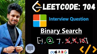 Leetcode 704  Binary Search  Java  Approach  Code [upl. by Naeroled]