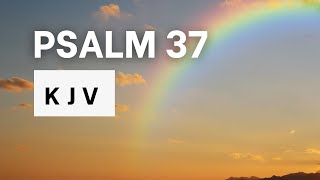 Psalm 37  KJV Audio Bible  Words  No music [upl. by Volpe]