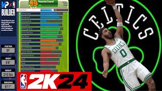 JAYSON TATUM PLAYOFF BUILD IS OVERPOWERED 🔥NBA 2K24 NEXT GEN [upl. by Marilin511]