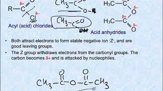 Alevel Chemistry Acylation Acyl chlorides amp Acid Anhydrides [upl. by Ahsie]