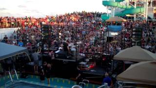 Weezer Cruise Montage of Weezer Deck Performance clips [upl. by Fredek]