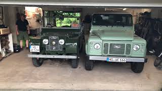 LRSOC HFH Rally 1953 Land Rover Series 1 80quot HGUE53H Bad Homburg Germany Jun 2020 [upl. by Ettenajna]