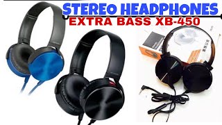 Less 100 worth Headphones online  Stereo type Headphones Extra Bass Xb450  Maria Boutotski [upl. by Aeet]