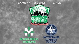 Queen City Hoops Fest  Game 7  McNicholas vs Notre Dame Academy Womens Basketball  122223 [upl. by Eillim793]