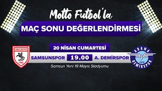 Samsunspor  Adana Demirspor Maç Sonu Değerlendirmesi [upl. by Matilda]