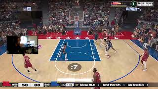 FiLAAYY NBA ALLSTARGAME 💯🐉  aceeington on Twitch [upl. by Niltag]