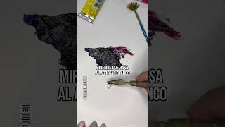 Còmo hacer violeta super concentrado 💜 art artefacil craft painting manualidades artediy [upl. by Kieffer]