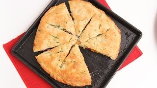 Stuffed Focaccia Bread Recipe  Laura Vitale  Laura in the Kitchen Episode 783 [upl. by Orlando]