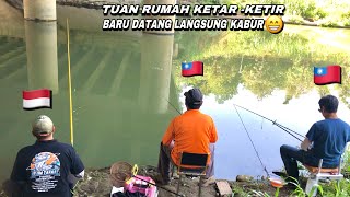 Tuan rumah sampai kabur Mancing ikan nila babon [upl. by Akahs]