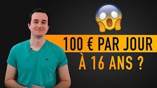 Business 💰  100€ Par Jour à 16  20 Ans 🤑 [upl. by Hsenid]