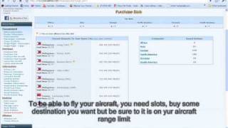 Cyberairlines Online Airline Simulation game version 3 [upl. by Etnovaj]