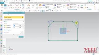 Siemens NX Unigraphics Fundamental Course Fillet and Chamfer Tutorial [upl. by Ramal]