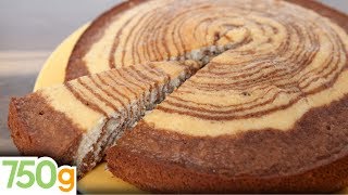 Recette du Gâteau zébré ou Zebra Cake  750g [upl. by Sianna308]