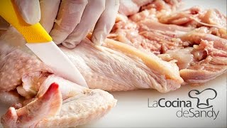 Como deshuesar pollo para matambre en recetas de cocina faciles [upl. by Fagen]