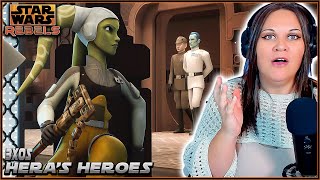 Star Wars Rebels REACTION 3X05 Heras Heroes  FIRST TIME WATCHING [upl. by Nunci240]