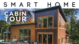 Modern Tech Meets Rustic Cabin  Nashville Home Tour [upl. by Vargas]