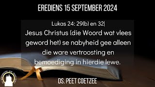 Erediens 15 September 2024 [upl. by Meil]