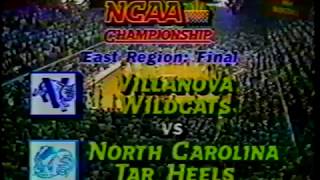 1982 NCAA East Regional Final 1 North Carolina v 3 Villanova [upl. by Hallee]