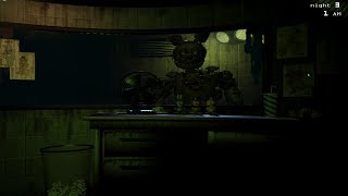 Five Nights at Freddys 3  Night 3  Everywhere but nowhere [upl. by Llered]