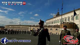 167° Anniversario della Fondazione della Polizia di Stato  Cambio della Guardia al Quirinale [upl. by Akenat930]