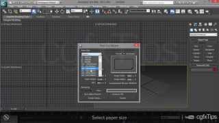 3ds max Tutorial Rendering For Print [upl. by Leotie]