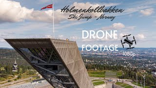 DJI SPARK  1080p  Holmenkollbakken Oslo  Denmark Ski Jumping Hill  Drone Footage [upl. by Nosoj]