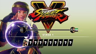 Street Fighter V Arcade Edition  Menat Arcade Mode Street Fighter 5 Path [upl. by Eugirne882]