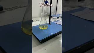 Titration🥼 titration laboratory labchemicals [upl. by Phillie960]