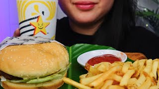 ASMR  CARLS JR TERIYAKI BURGER MEAL  Eating sounds No talking [upl. by Mcnally]