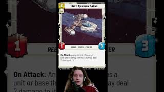 Grey Squadron YWing  Shadows of the Galaxy Preview Card Review starwars swu starwarsunlimited [upl. by Eerrahs]